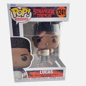 NEW! Funko POP! Television -Stranger Things Lucas Sinclair #1241 Vinyl Figure